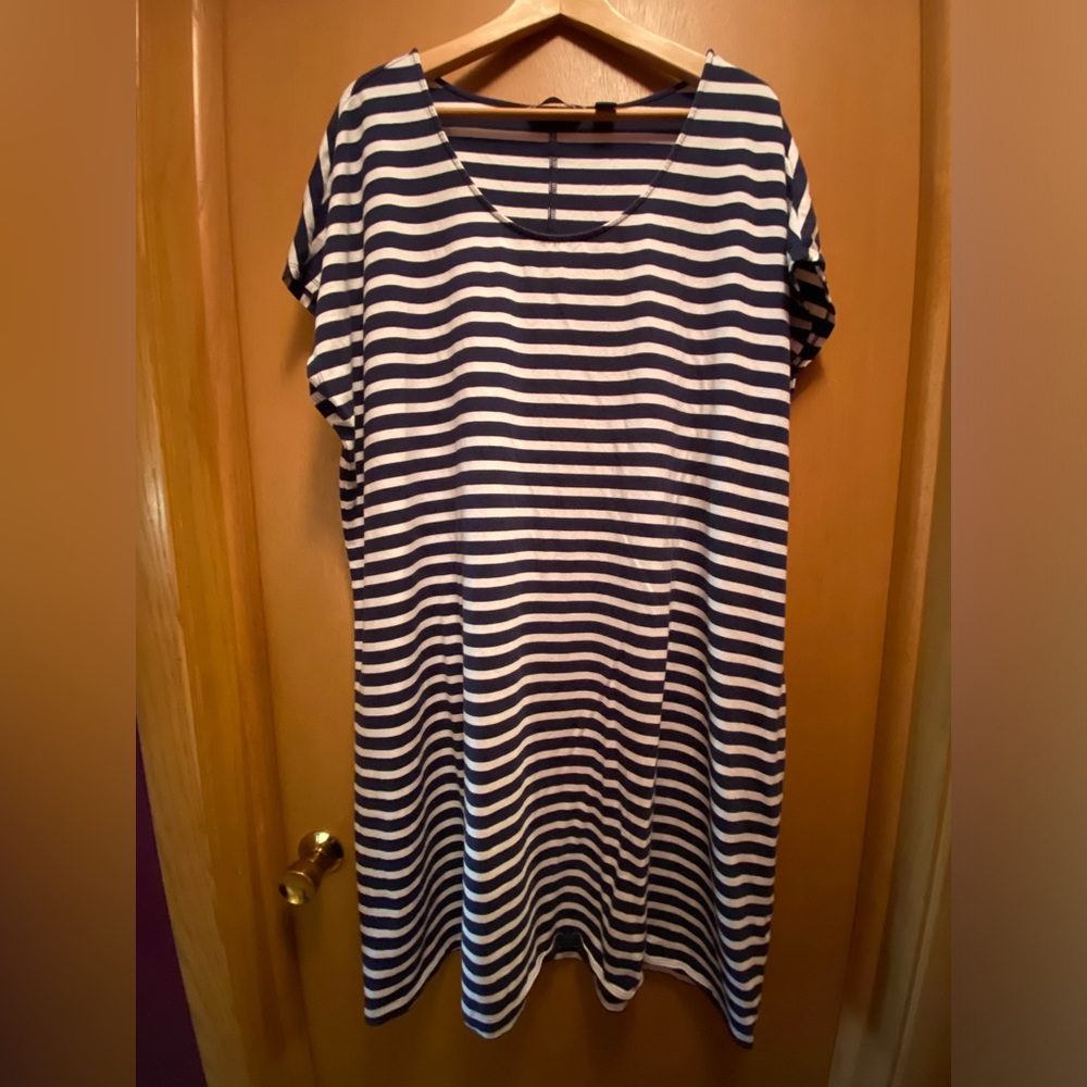 EUC Lands’ End women’s plus size T shirt dress size 3X